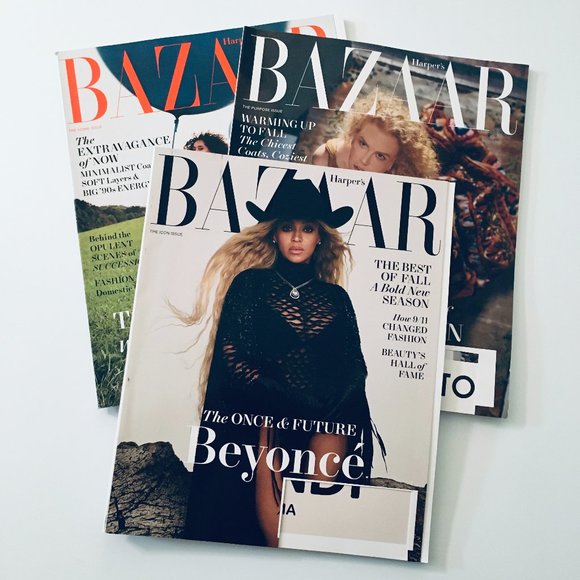 3 Harper's Bazaar Magazines Lot 2021 - Picture 1 of 12